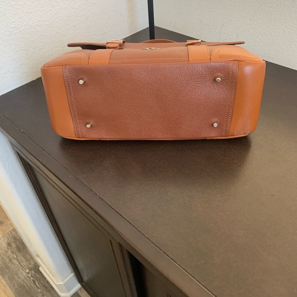 NWOT Vintage 2 tone Aspinal of London Mollie Satchel. - Picture 6 of 15